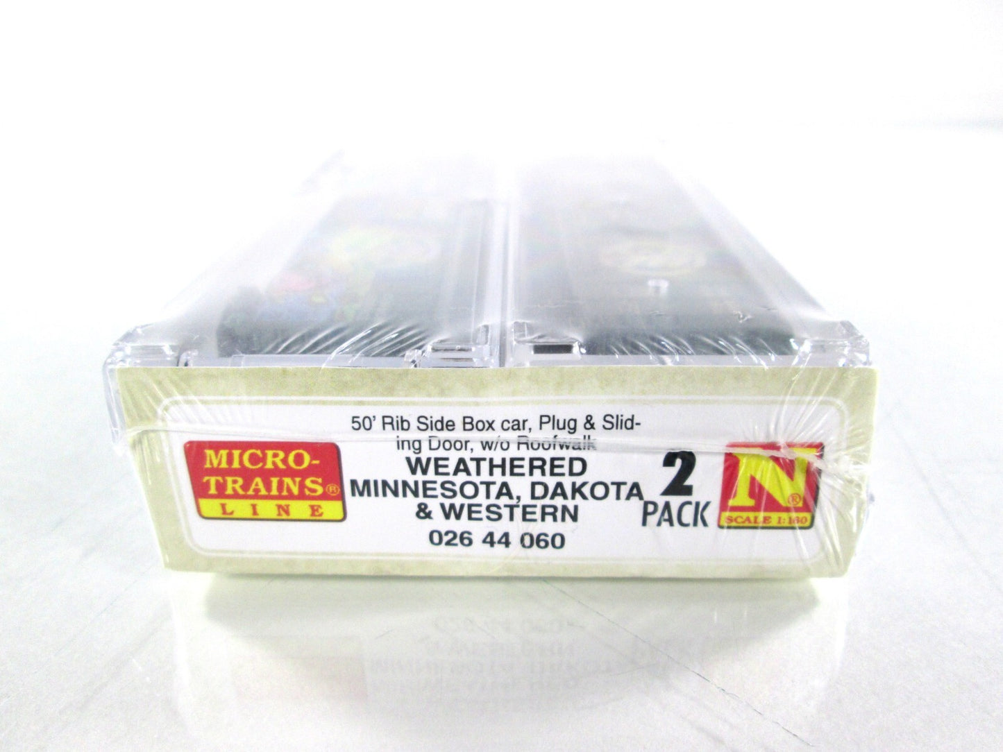 N Scale **MINNESOTA DAKOTA & WESTERN** Graffiti Box Cars - Micro Trains 02644060
