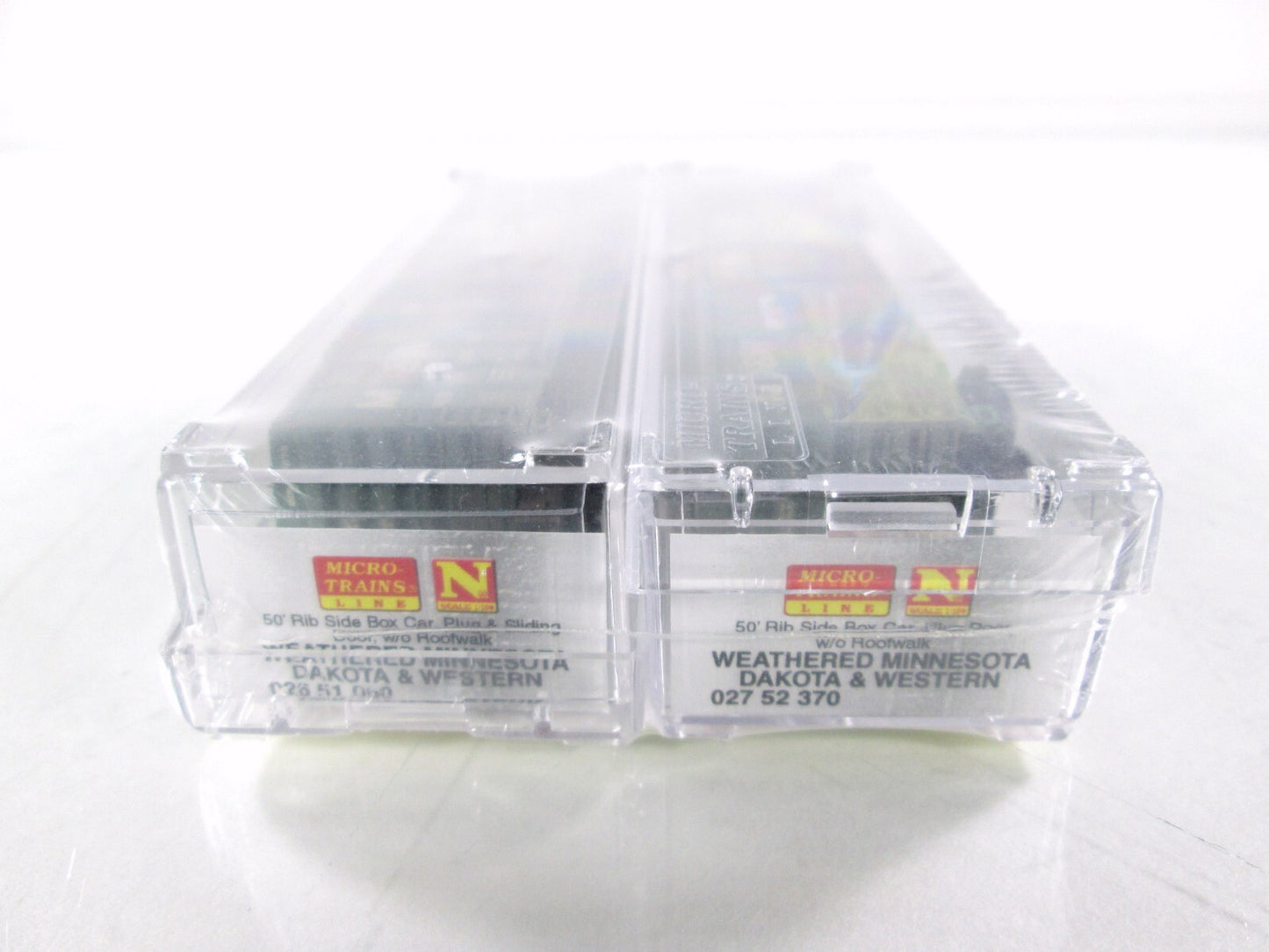 N Scale **MINNESOTA DAKOTA & WESTERN** Graffiti Box Cars - Micro Trains 02644060
