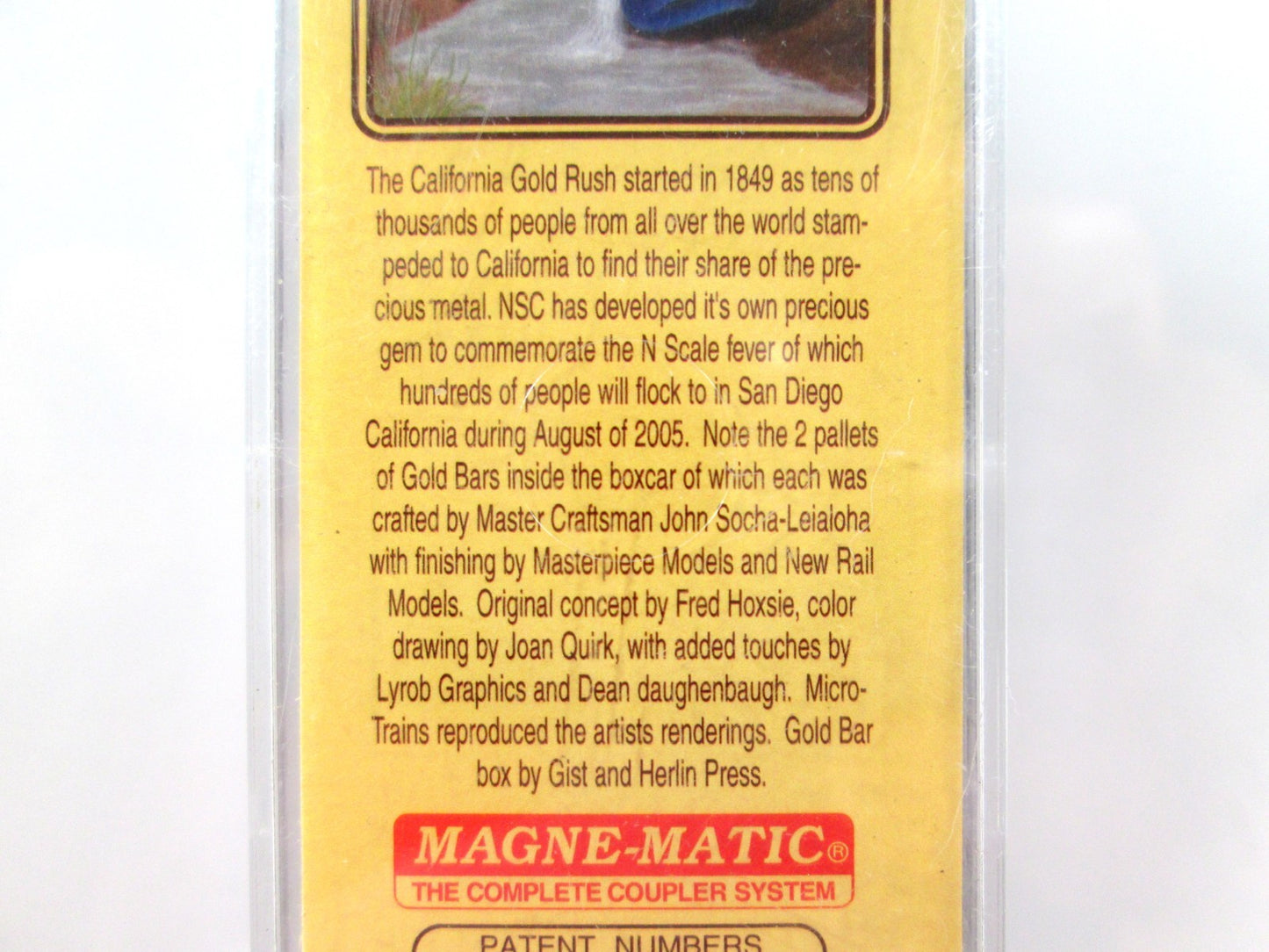 N Scale ***CALIFORNIA GOLD RUSH*** Box Car, CP 49 - Micro Trains NSC 05-70 *RARE