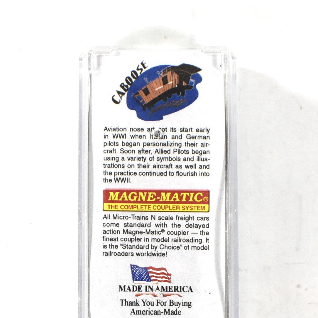 N Scale ***WWII USAAC Flat Car, CABOOSE*** Container ----- Micro-Trains 04500504
