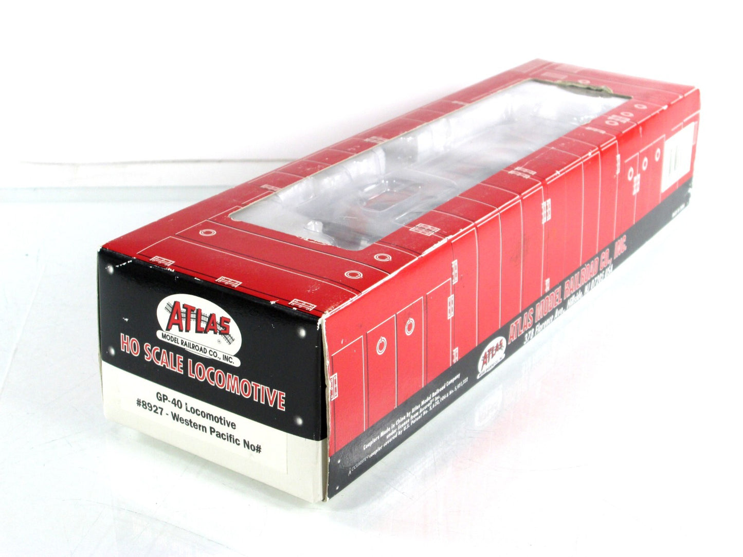 HO Scale ***WESTERN PACIFIC*** EMD GP-40 Locomotive ------ Atlas 8927, DCC Ready