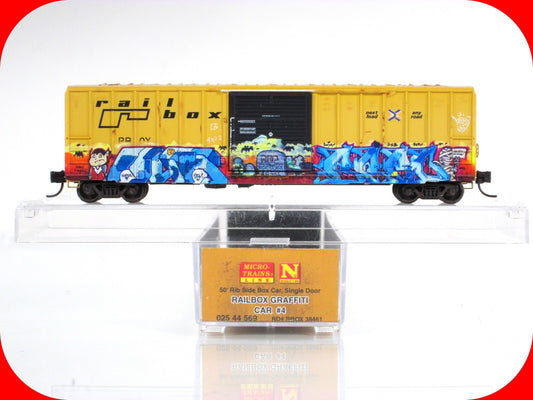 N Scale **RAILBOX, NATIONAL GARLIC DAY** GRAFFITI Box Car, Micro Trains 02544569