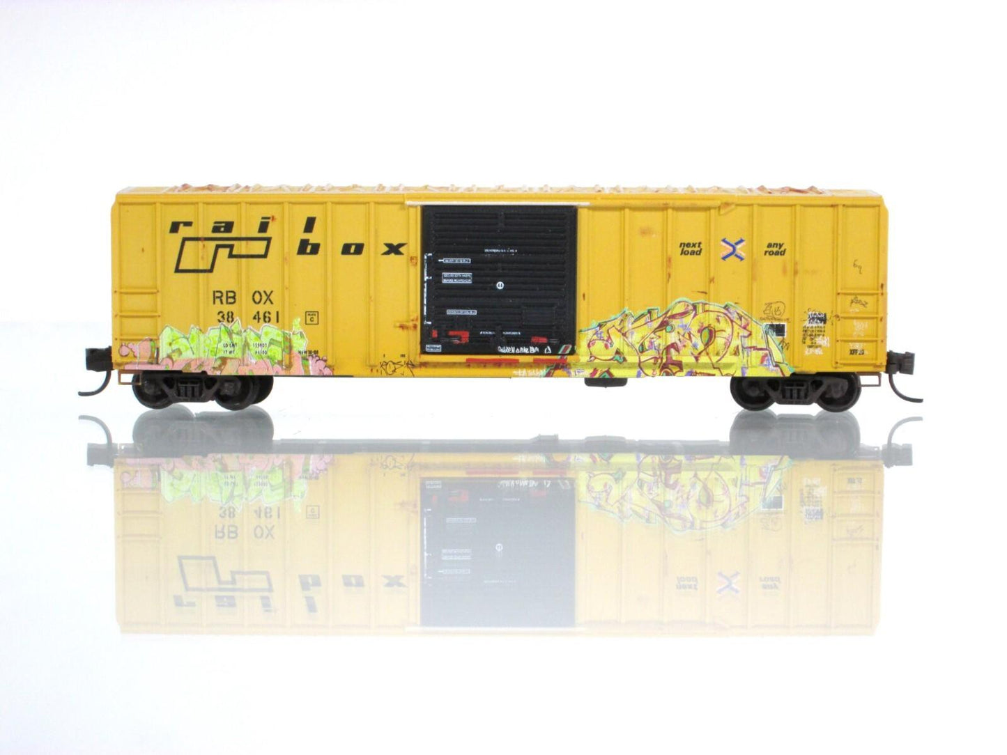N Scale **RAILBOX, NATIONAL GARLIC DAY** GRAFFITI Box Car, Micro Trains 02544569