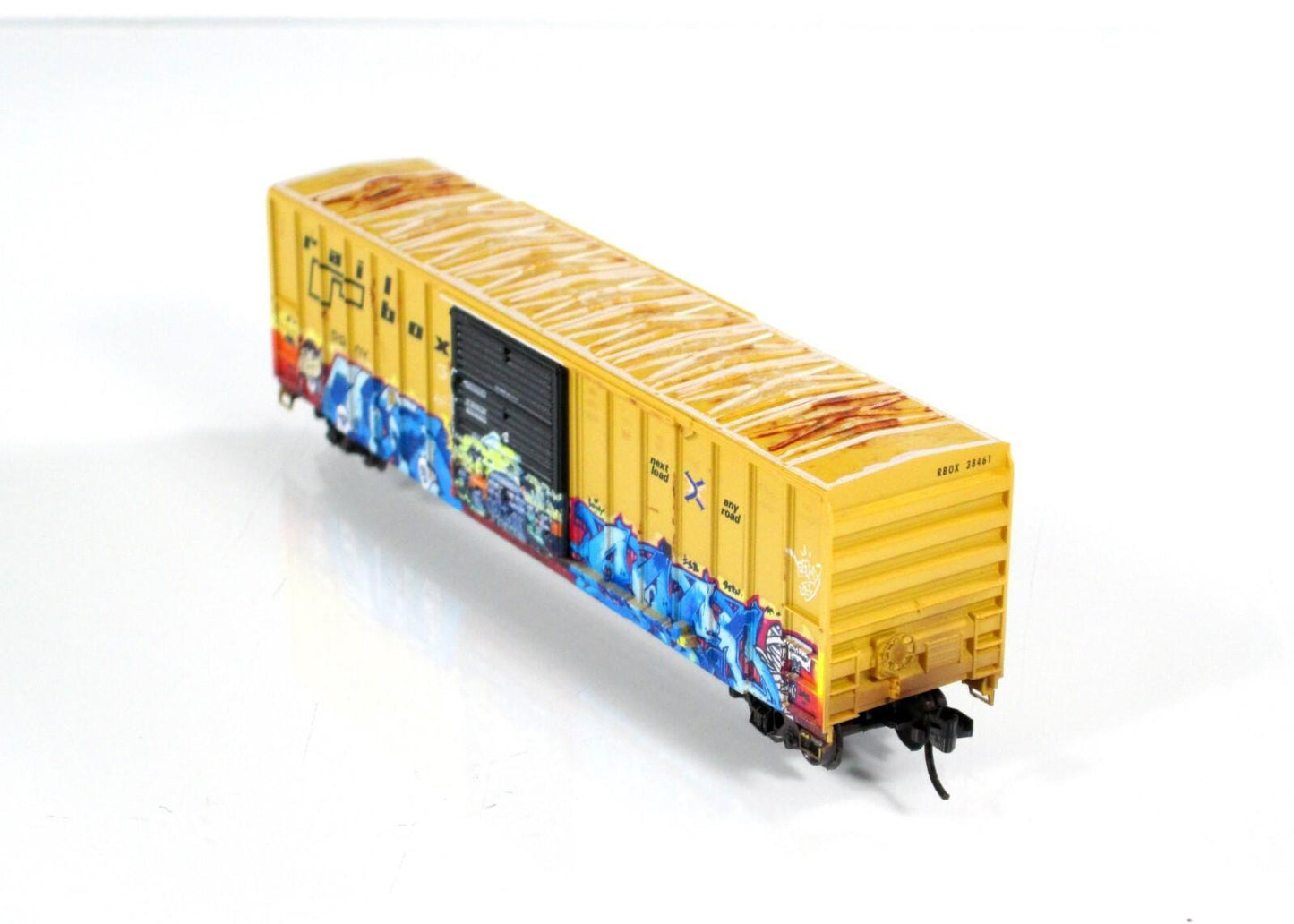 N Scale **RAILBOX, NATIONAL GARLIC DAY** GRAFFITI Box Car, Micro Trains 02544569