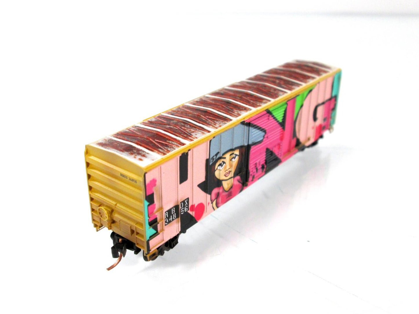 N Scale RAILBOX ***NATIONAL DAY of the COWBOY*** GRAFFITI Box Car - MTL 02544014