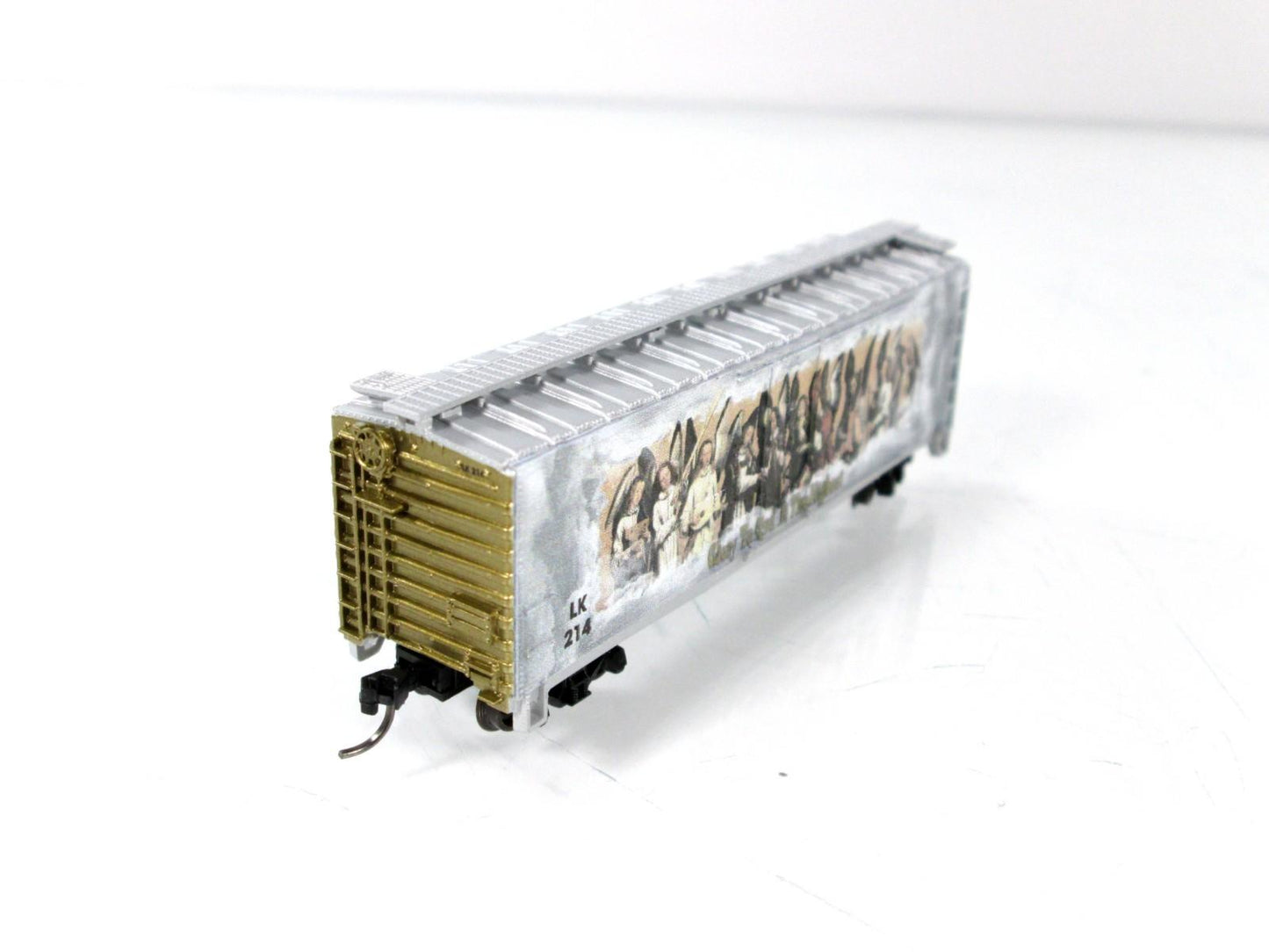 N Scale ***GLORY to GOD in the HIGHEST*** 40' Box Car, LK 214 -- Atlas 50006483