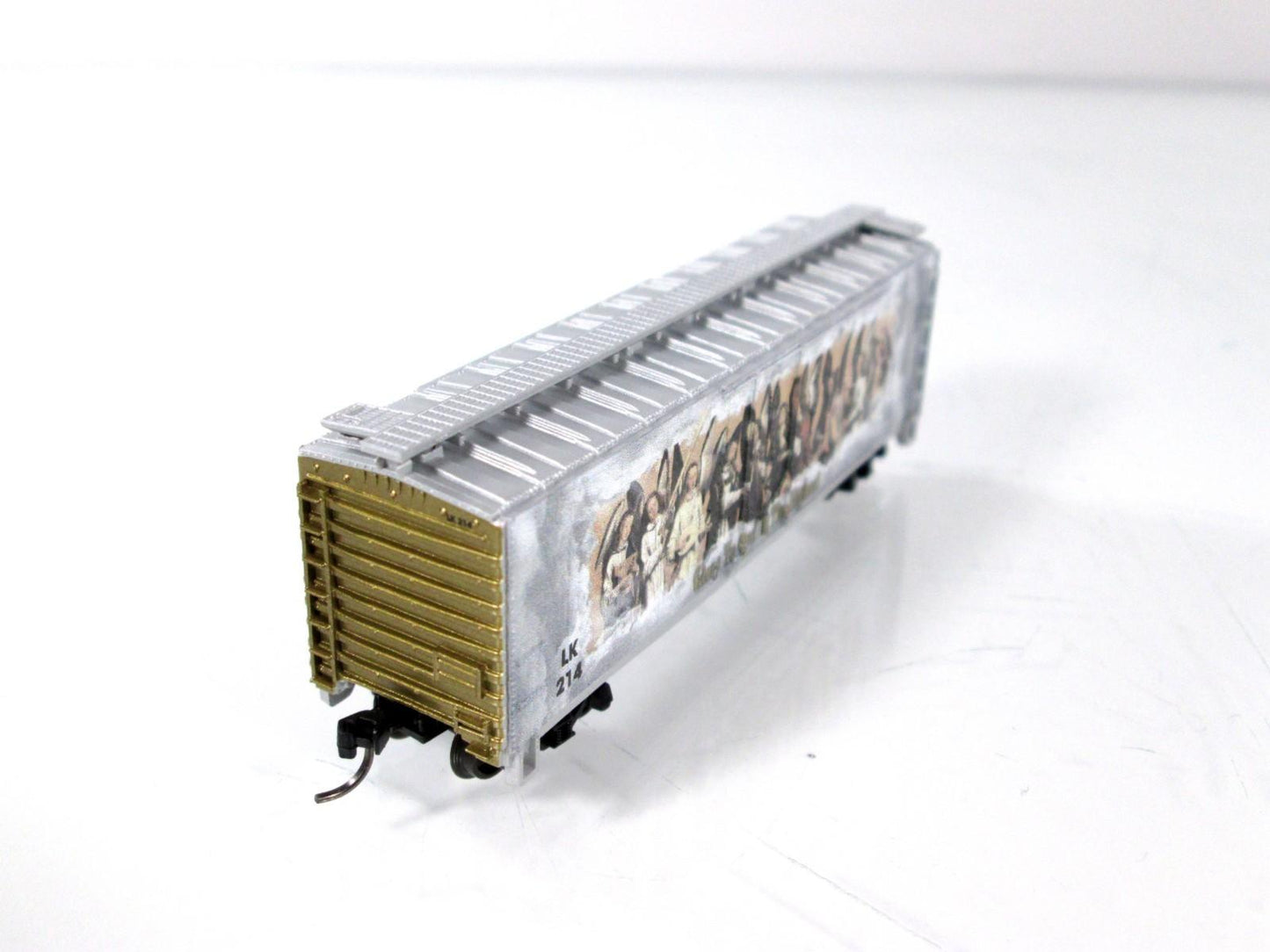 N Scale ***GLORY to GOD in the HIGHEST*** 40' Box Car, LK 214 -- Atlas 50006483