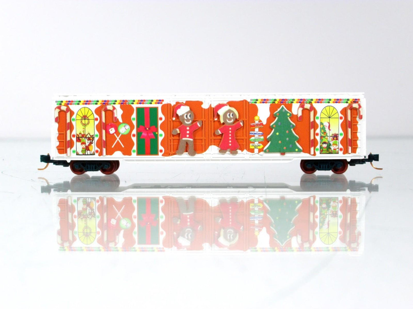 N Scale **KCS HOLIDAY EXPRESS** Ginger Kids Box Car - Micro Trains Special *RARE