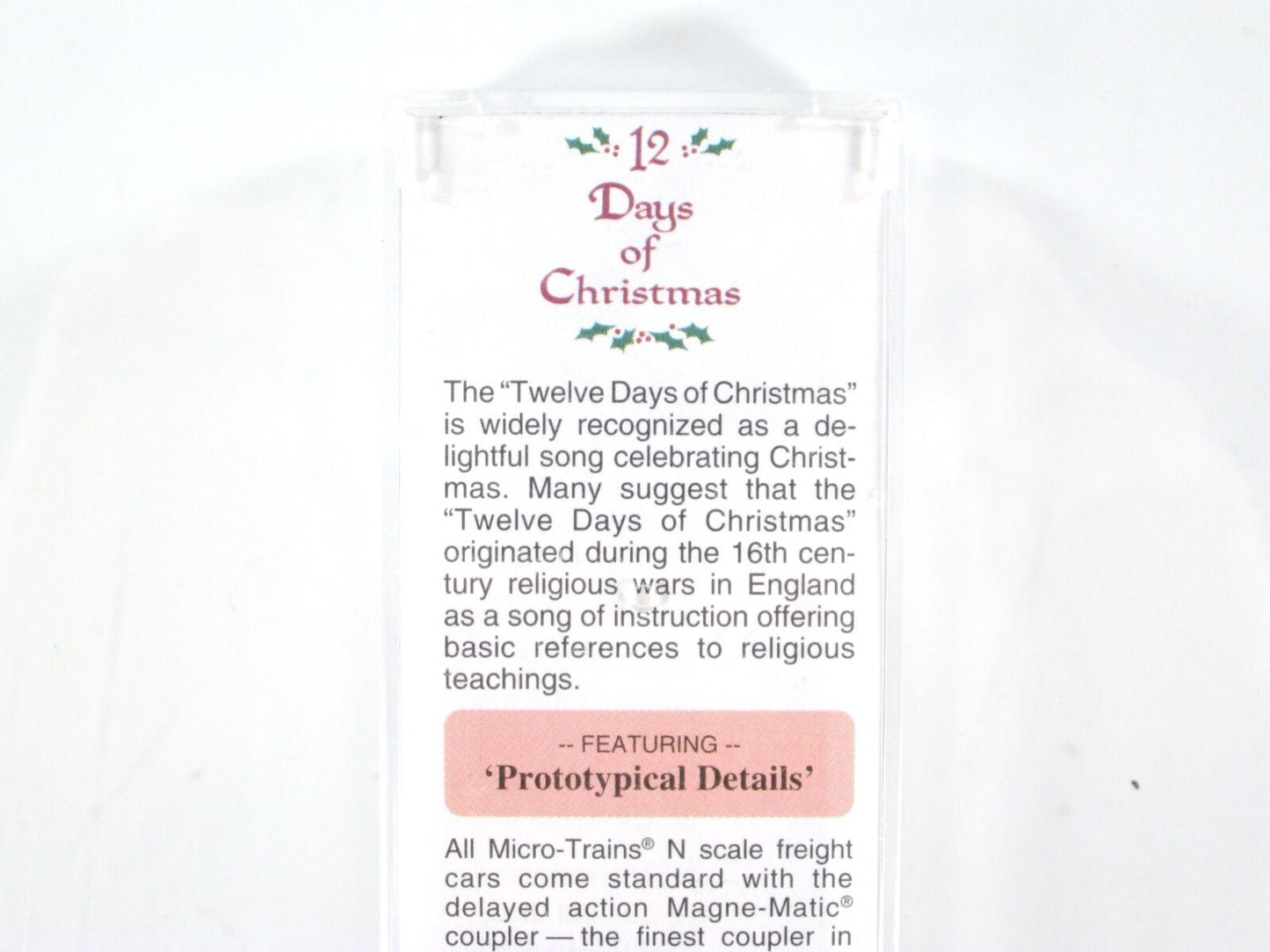 N Scale **12 DAYS of CHRISTMAS** FT Locomotive - Micro Trains 98701511 *DCC Rdy*