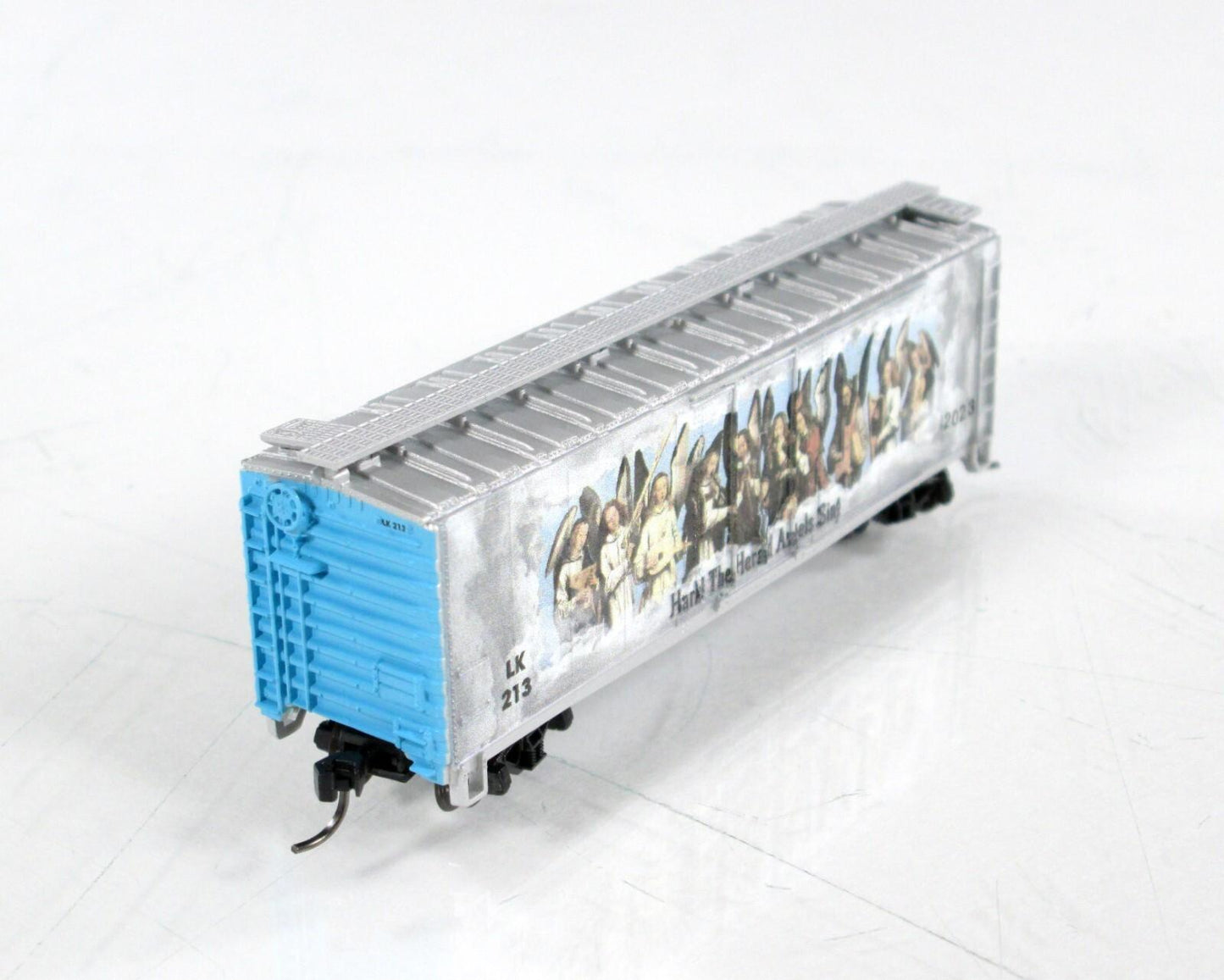 N Scale ***HARK the HERALD ANGELS SING*** 40' Box Car, LK 213 -- Atlas 50006482