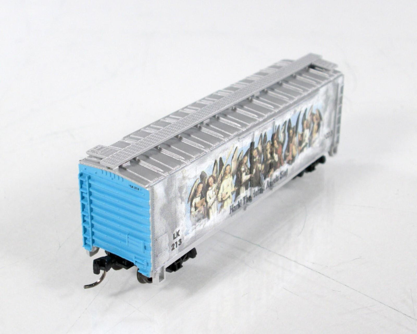 N Scale ***HARK the HERALD ANGELS SING*** 40' Box Car, LK 213 -- Atlas 50006482