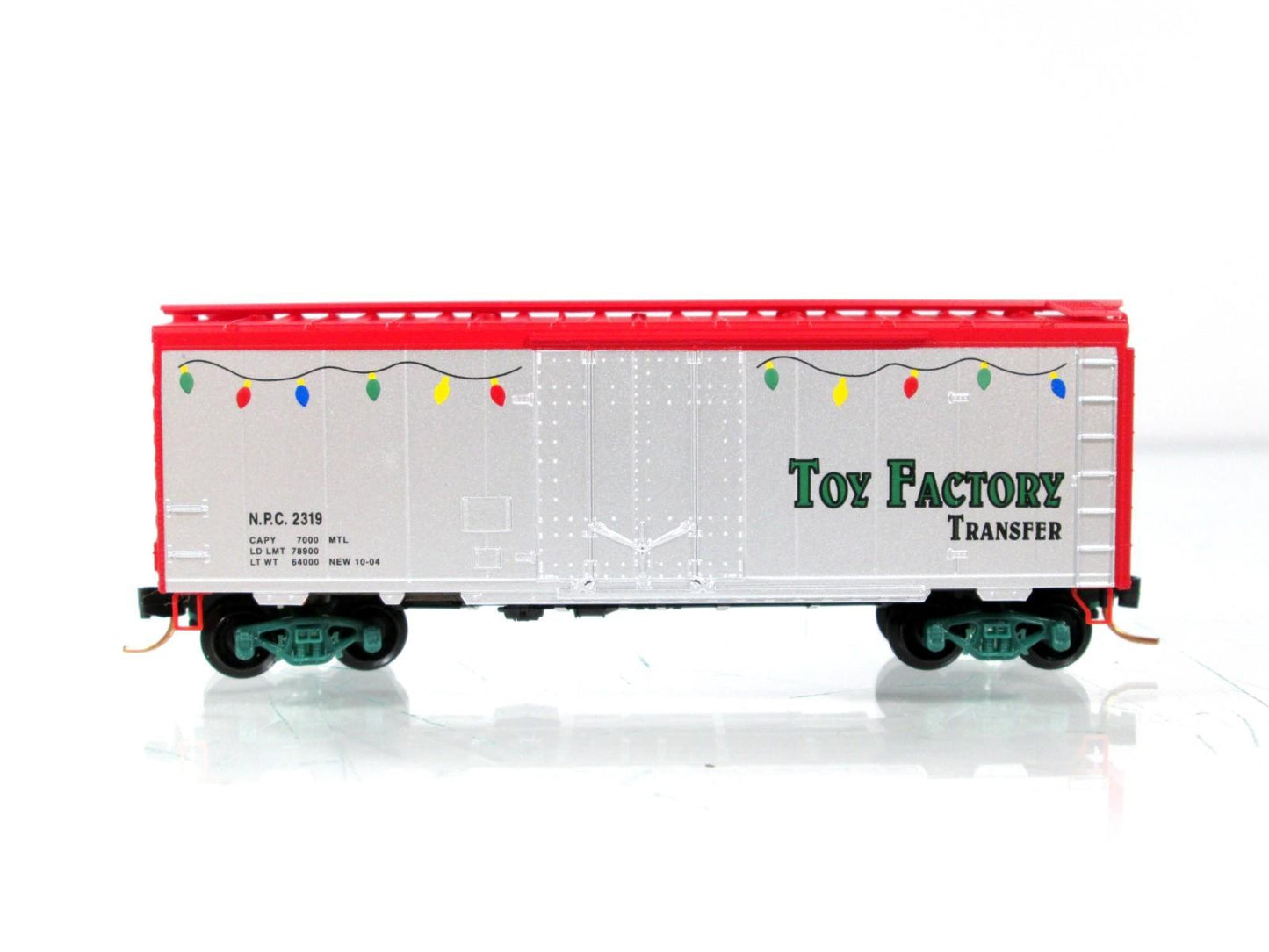 N Scale **NORTH POLE CENTRAL** Toy Factory Transfer Box Car - Micro Trains 21470