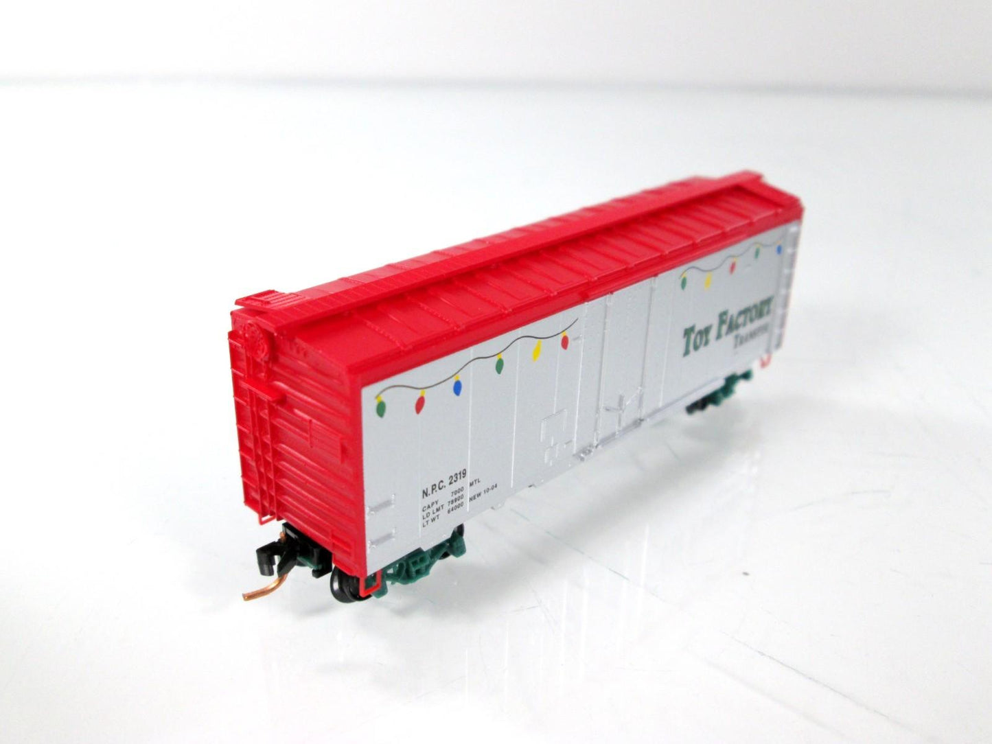 N Scale **NORTH POLE CENTRAL** Toy Factory Transfer Box Car - Micro Trains 21470