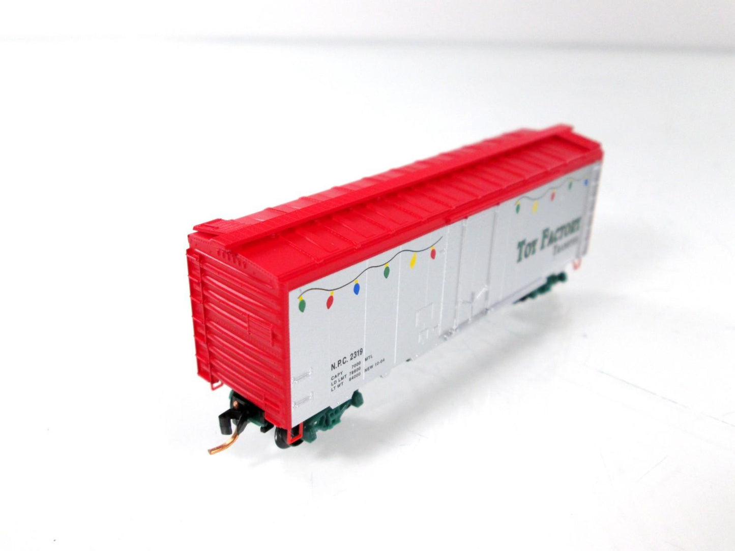 N Scale **NORTH POLE CENTRAL** Toy Factory Transfer Box Car - Micro Trains 21470