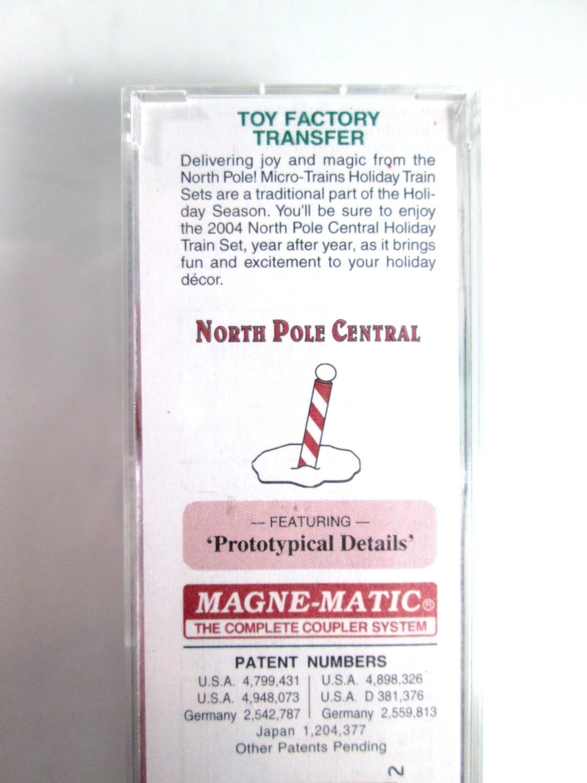 N Scale **NORTH POLE CENTRAL** Toy Factory Transfer Box Car - Micro Trains 21470