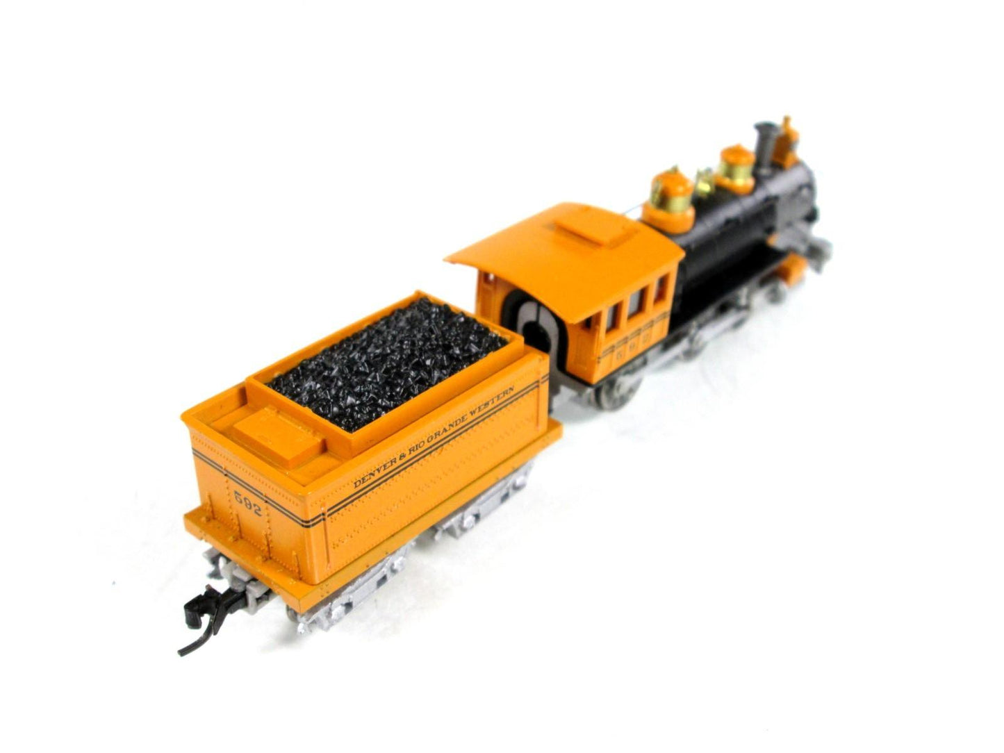N Scale ***RIO GRANDE*** 2-6-0 Old Time Steam Locomotive #592 ---- Athearn 11901