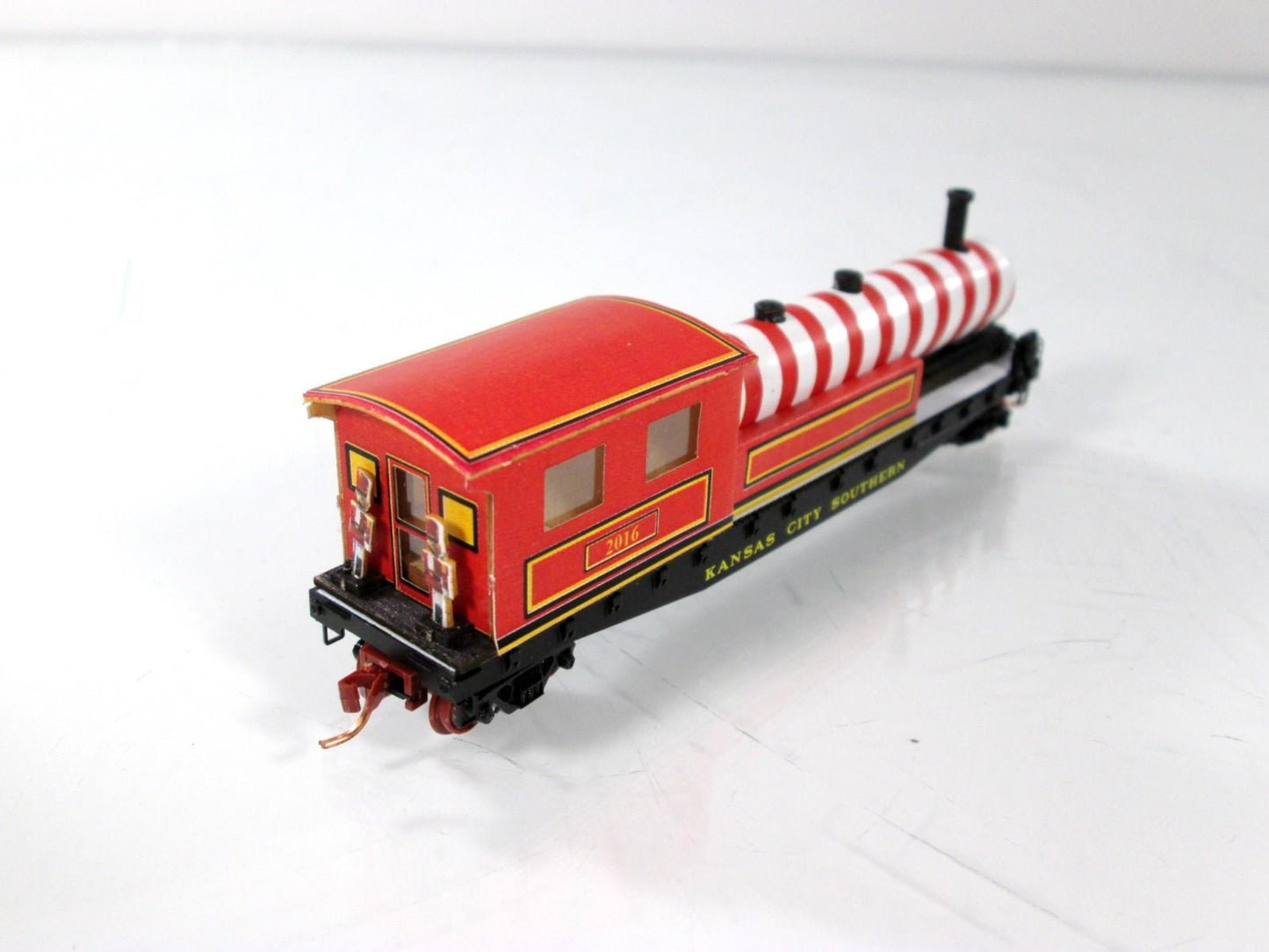 N Scale ***KCS HOLIDAY EXPRESS*** RUDY on Flat Car - Micro Trains Special **RARE