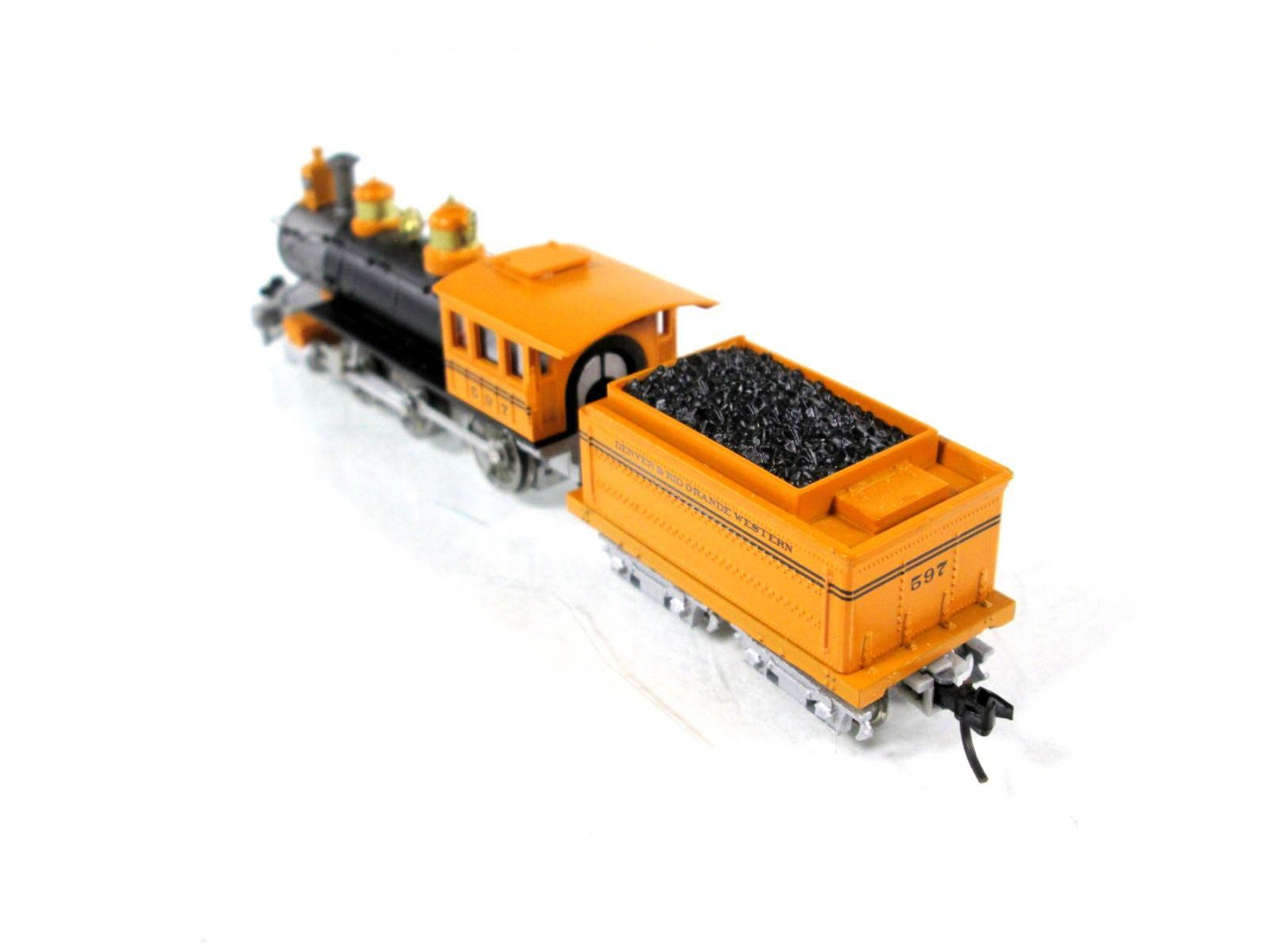 N Scale ***RIO GRANDE*** 2-6-0 Old Time Steam Locomotive #597 ---- Athearn 11902