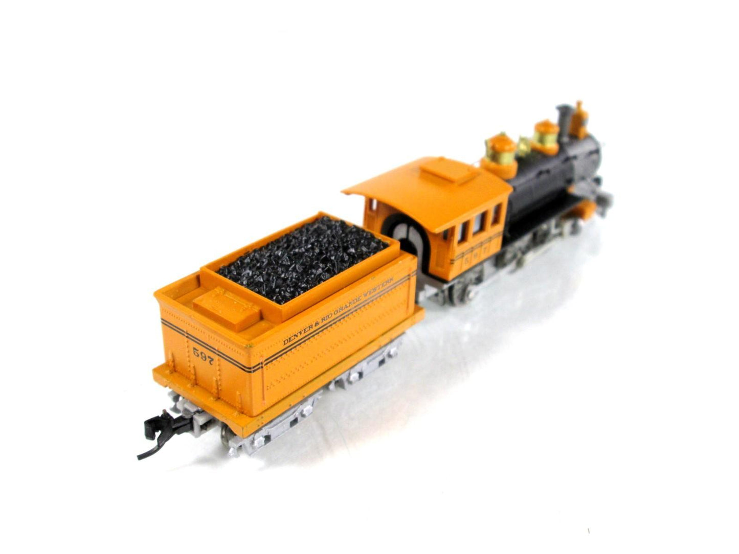 N Scale ***RIO GRANDE*** 2-6-0 Old Time Steam Locomotive #597 ---- Athearn 11902