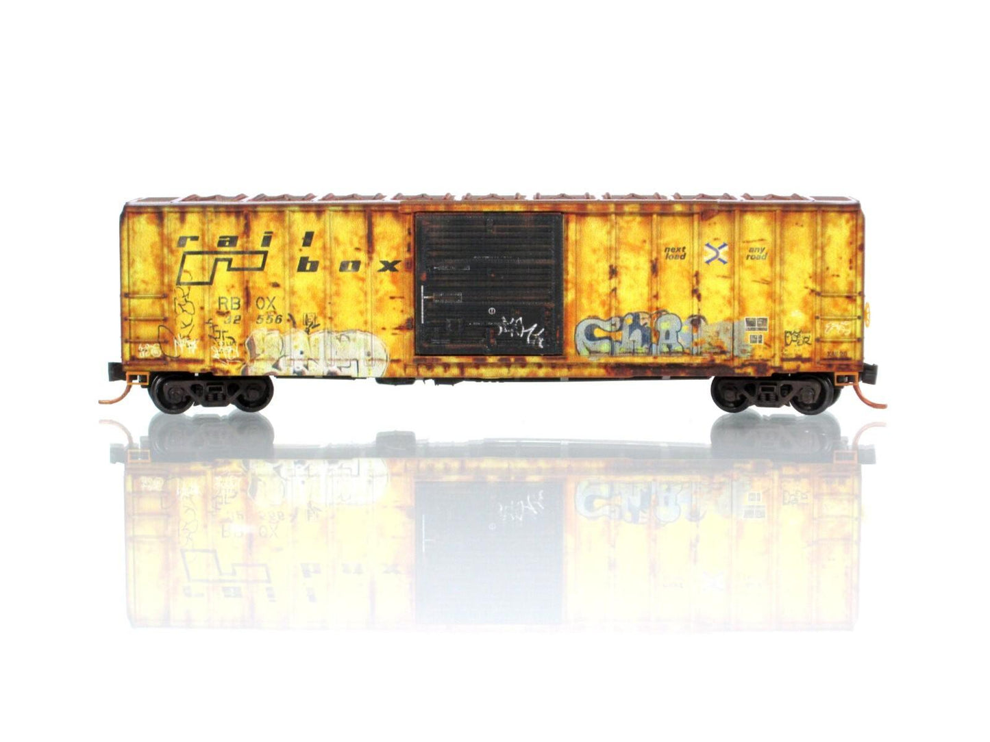 N Scale ***RAILBOX - HAWAII DAY*** 50' GRAFFITI Box Car -  Micro Trains 02544565