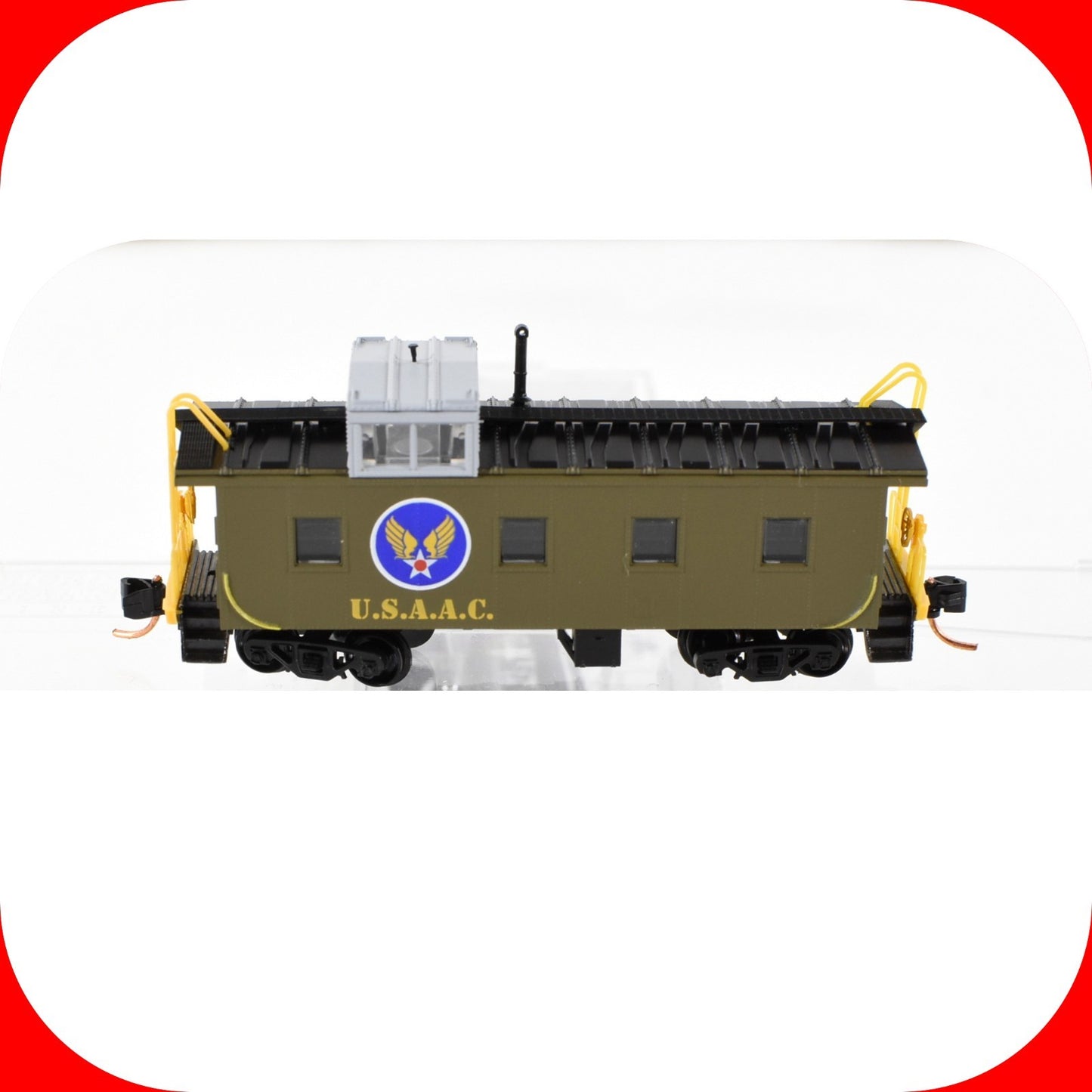 N Scale ***US Army Air Corps*** Nose Art Caboose -  Micro Trains 10000340 **RARE