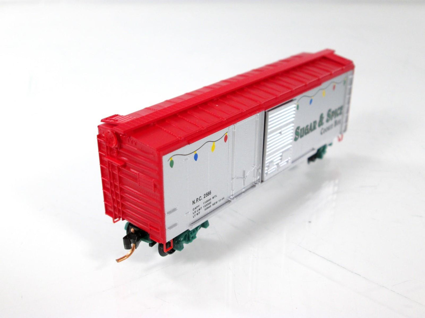 N Scale **NORTH POLE CENTRAL** Sugar & Spice Cookie Box Car - Micro Trains 22120