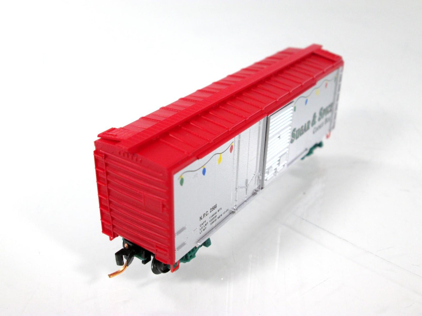 N Scale **NORTH POLE CENTRAL** Sugar & Spice Cookie Box Car - Micro Trains 22120