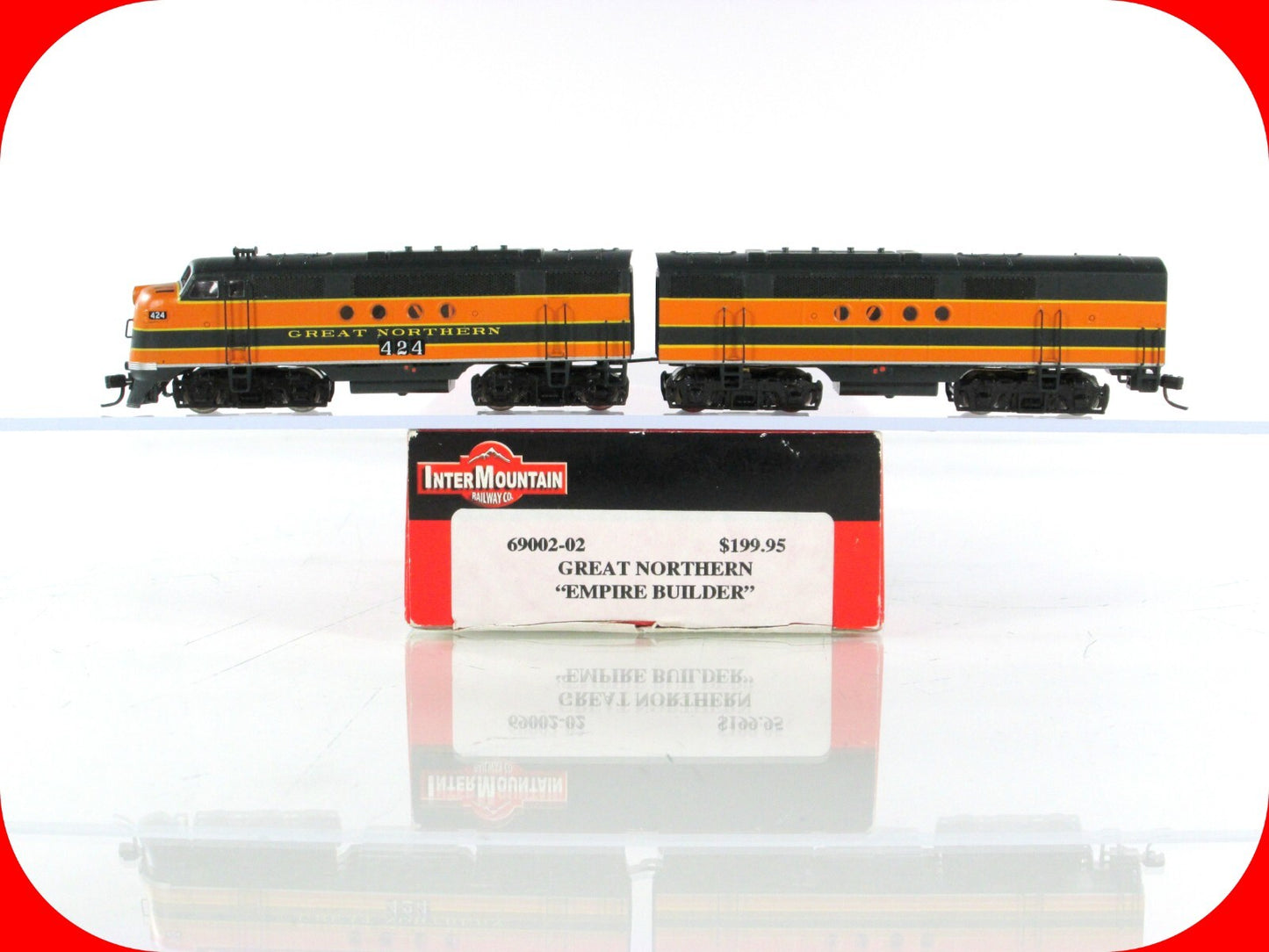 N Scale *GREAT NORTHERN EMPIRE BUILDER* FT A/B - Intermountain 69002-02, DCC Rdy