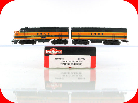 N Scale *GREAT NORTHERN EMPIRE BUILDER* FT A/B - Intermountain 69002-02, DCC Rdy