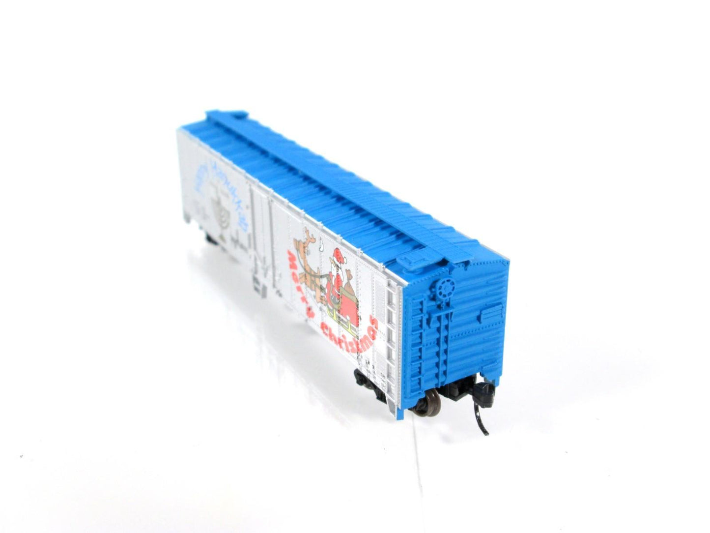 N Scale ***HANUKKAH / CHRISTMAS*** Box Car #2000 -- Atlas / Bev-Bel 10059 **RARE