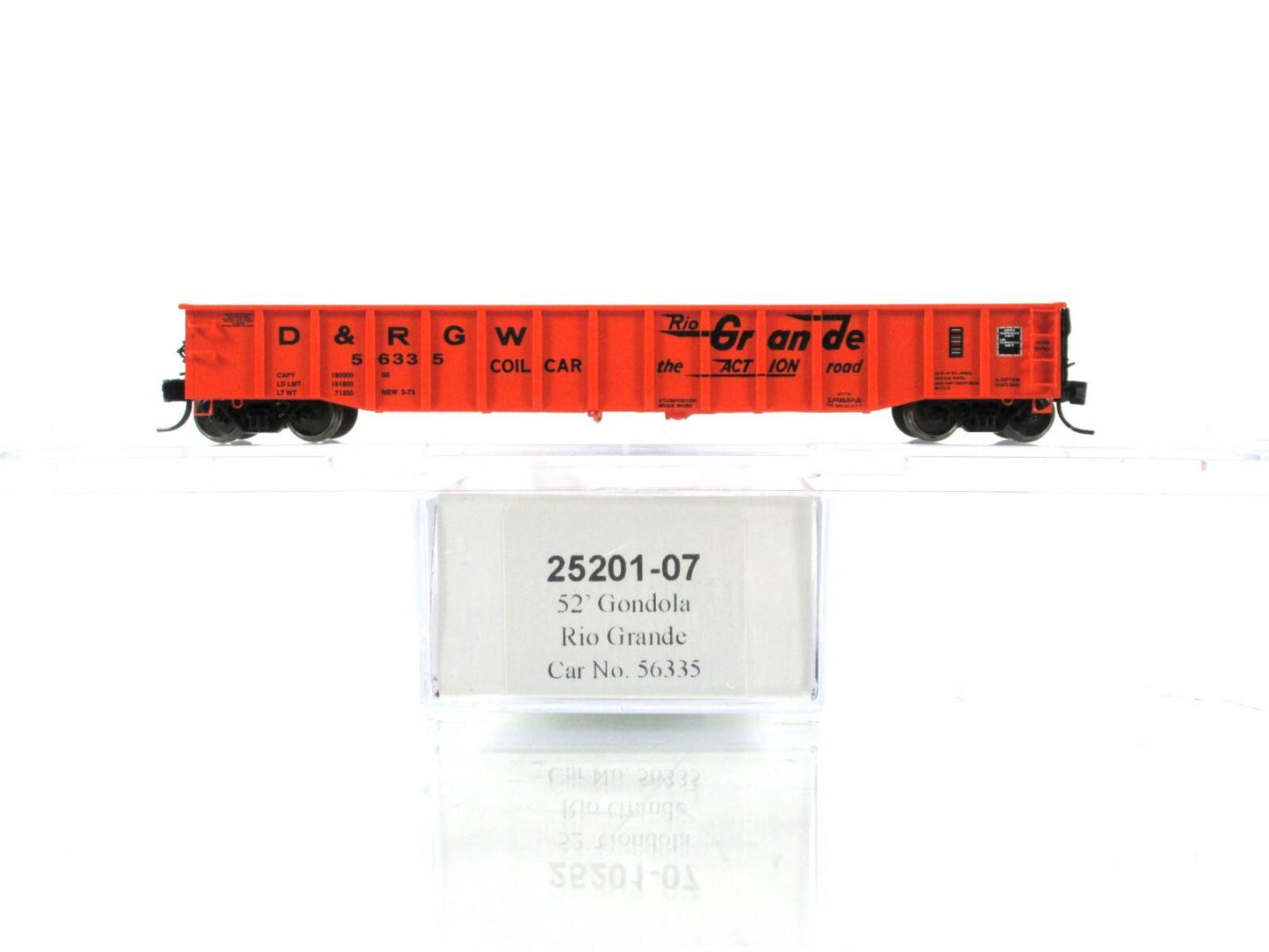 N Scale *DENVER RIO GRANDE WESTERN* 52' Gondola 6-Pack #2 -- TrainWorx FVM 25201