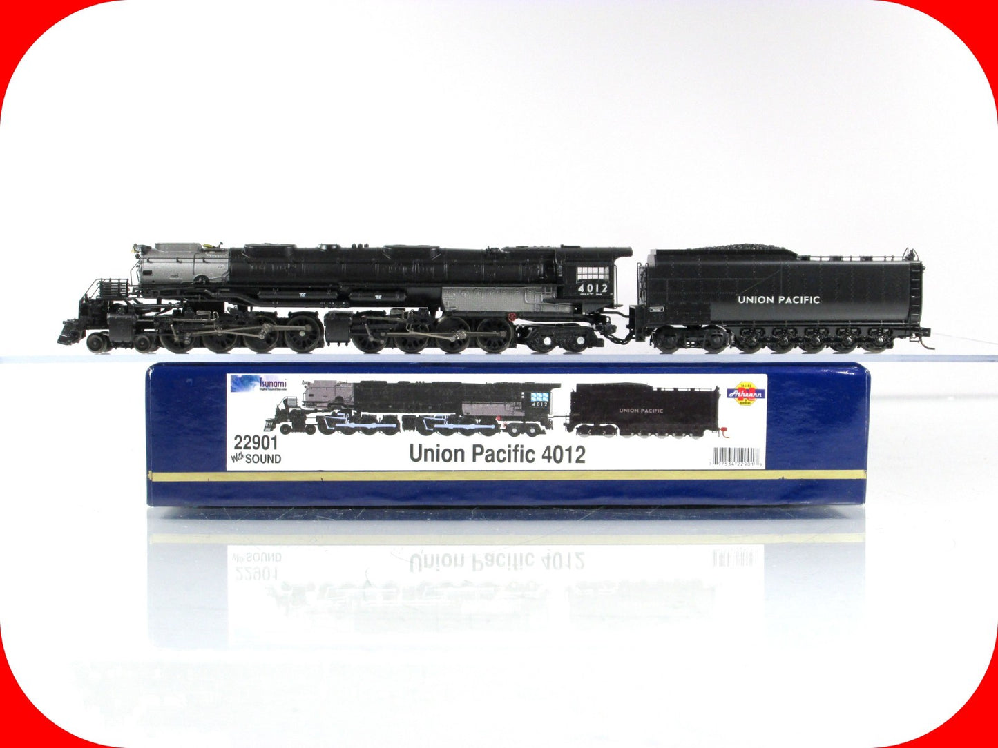 N Scale UNION PACIFIC 4-8-8-4 Big Boy #4012 - Athearn 22901 W/ DCC Tsunami Sound