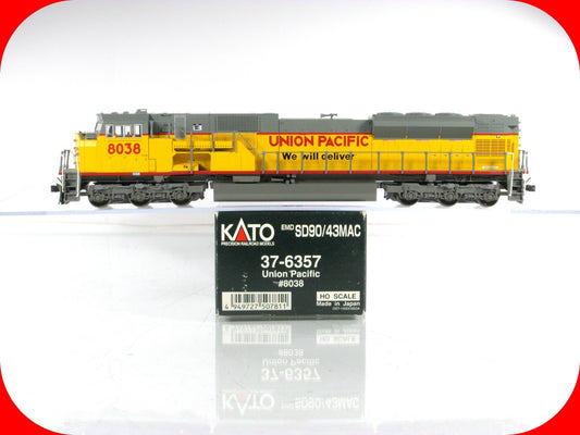 HO Scale ***UNION PACIFIC*** SD90 / 43MAC, UP 8038 ----- Kato 37-6357, DCC Ready