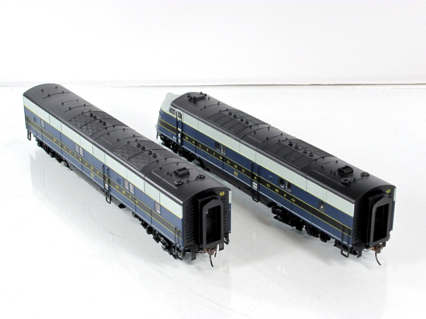 HO Scale **BALTIMORE OHIO** E6A E6B, #63 - Broadway 2335 2336 DCC Paragon2 Sound