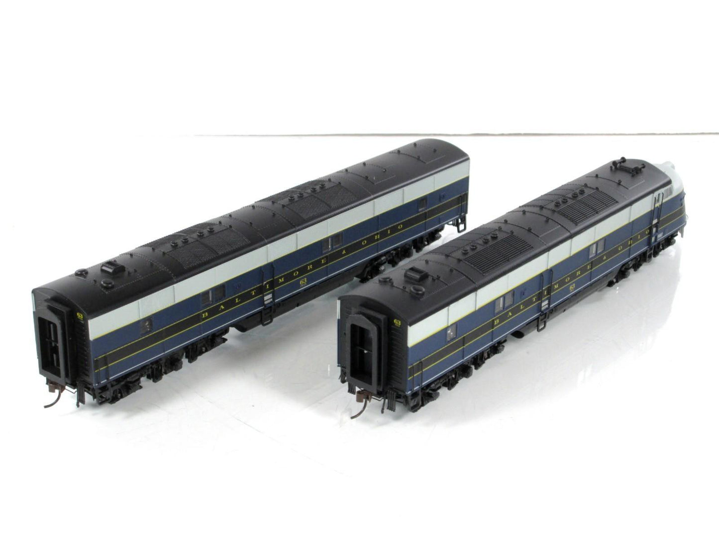 HO Scale **BALTIMORE OHIO** E6A E6B, #63 - Broadway 2335 2336 DCC Paragon2 Sound