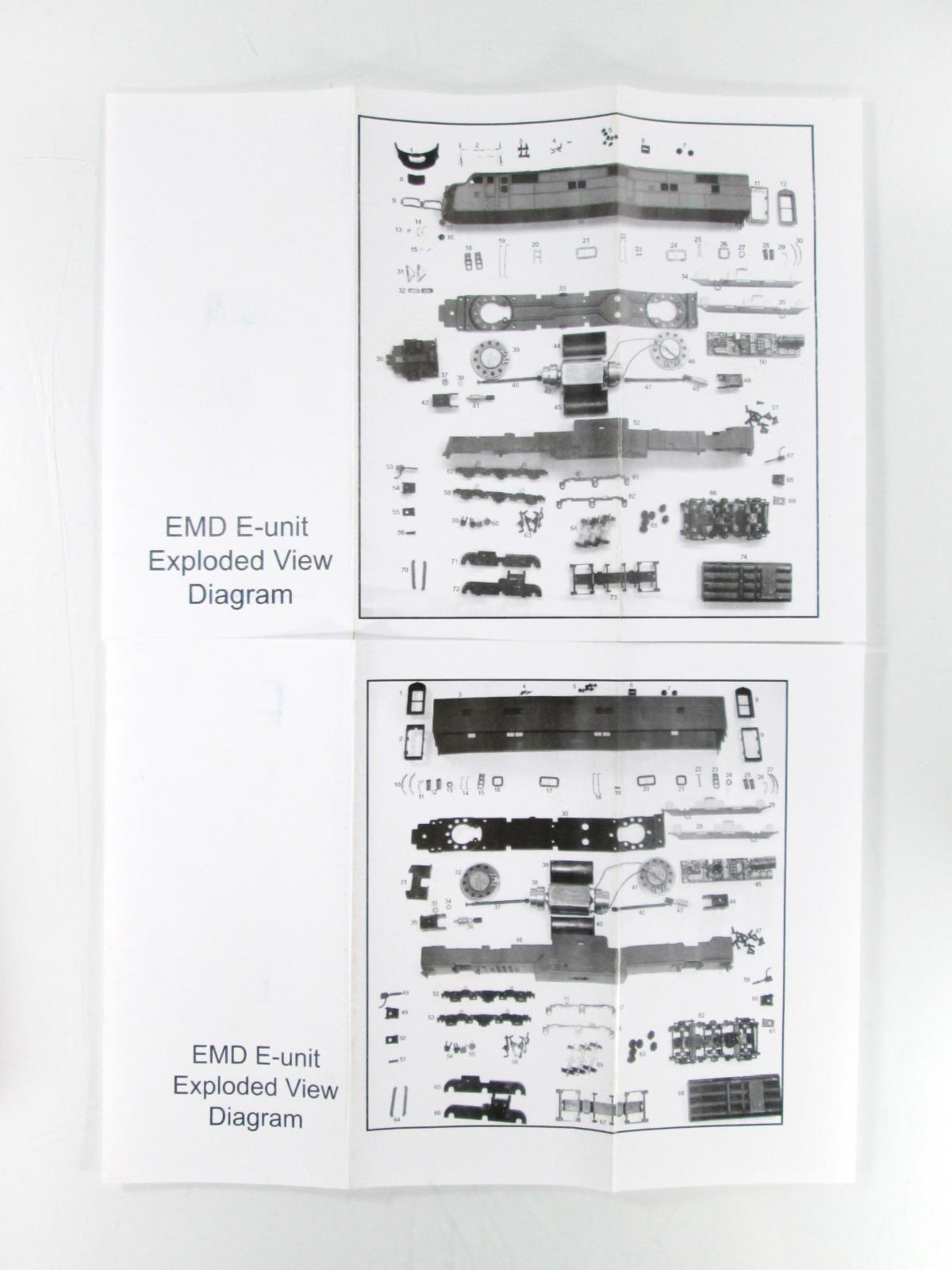 HO Scale **BALTIMORE OHIO** E6A E6B, #63 - Broadway 2335 2336 DCC Paragon2 Sound