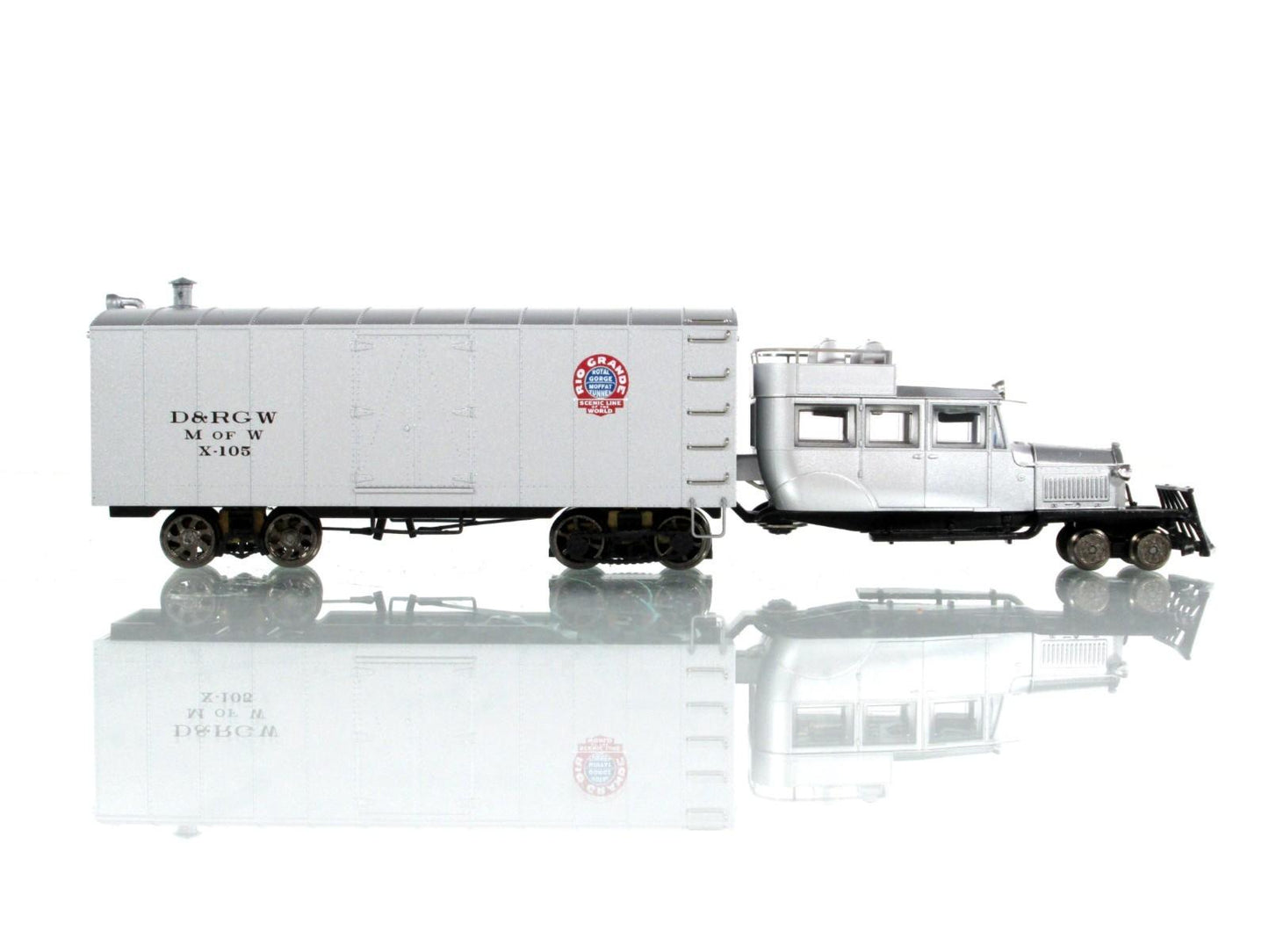 HOn3 Scale ***RIO GRANDE*** MoW Galloping Goose, X-105 - Con-Cor 4127, DCC Ready