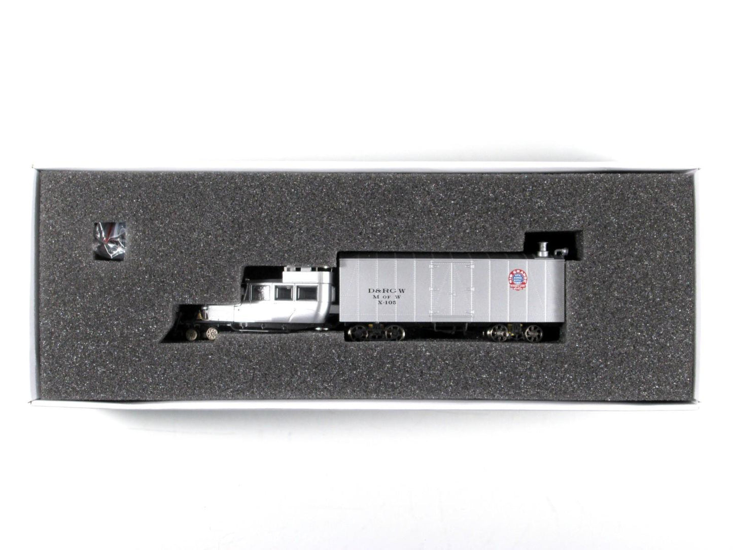 HOn3 Scale ***RIO GRANDE*** MoW Galloping Goose, X-105 - Con-Cor 4127, DCC Ready