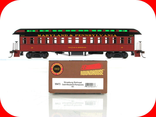 HO Scale **STRASBURG** Overland Coach "William Moedinger" #20 - Roundhouse 99473
