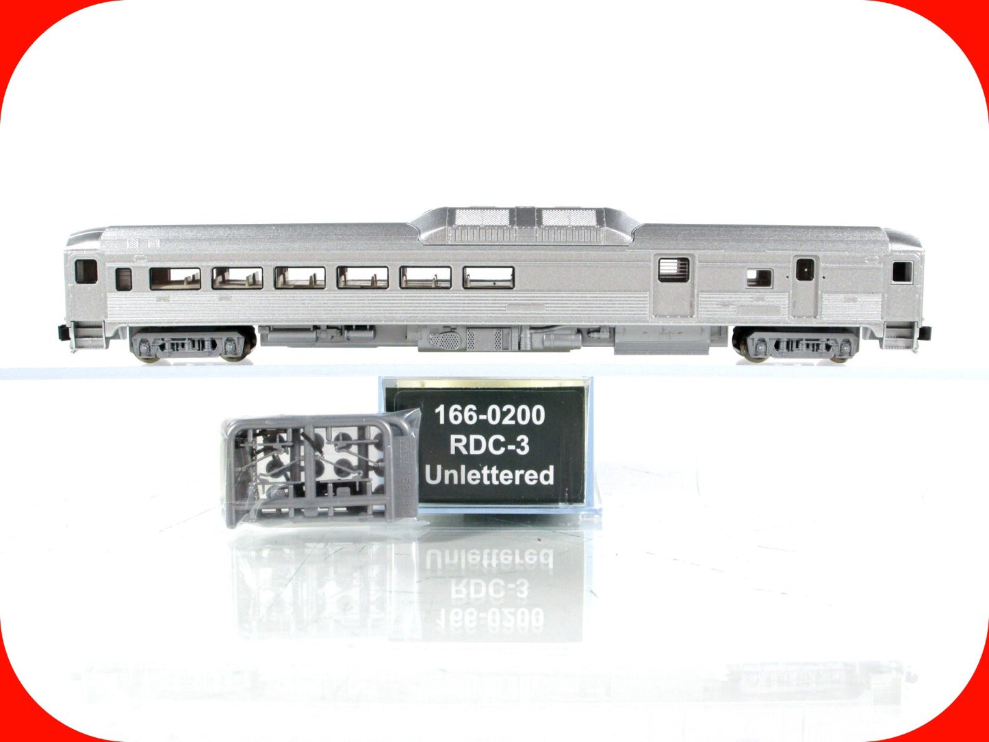 N Scale ***RAIL DIESEL CAR*** RDC-3 Unlettered -- Kato 166-0200, DCC Ready