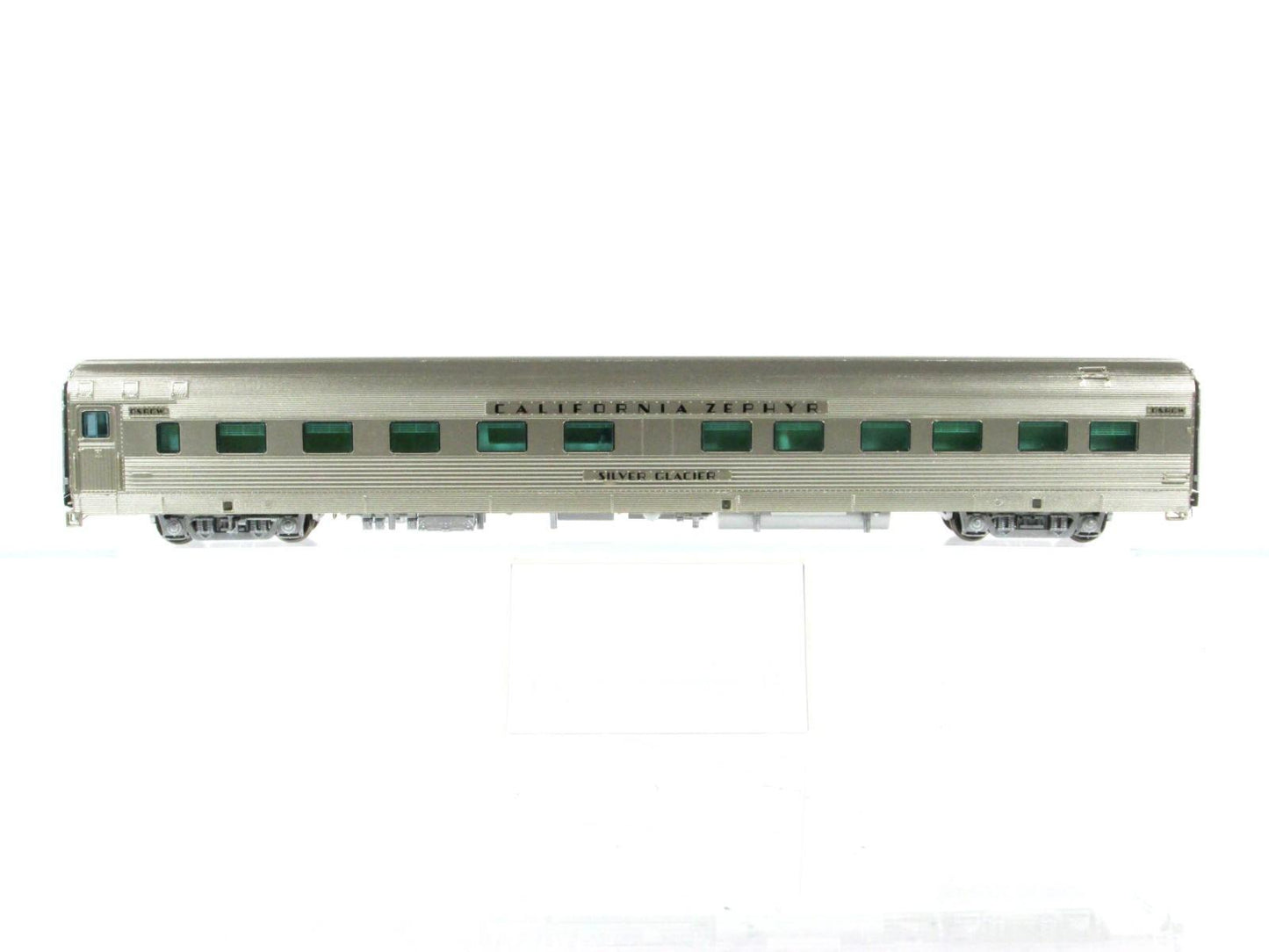 HO Scale **DRGW CA ZEPHYR** SILVER GLACIER Sleeper 1134 - Broadway 1513, Lighted