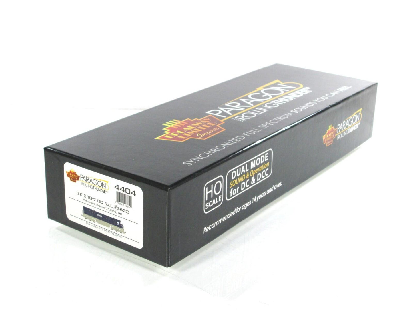 HO Scale ***BC RAIL*** GE C30-7 #3622 - Broadway 4404,  Paragon3 DCC Sound