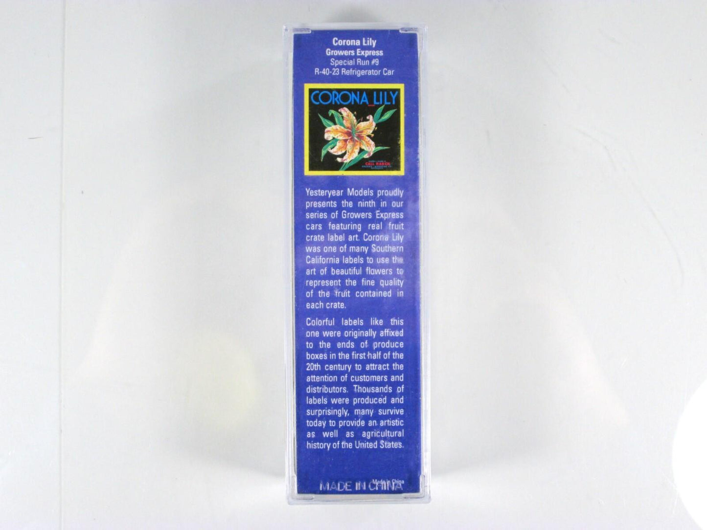 N Scale ***CORONA LILY*** Growers Express Reefer #757 - YesterYear, MTL Couplers