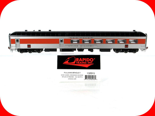 HO Scale **NEW HAVEN** Diner *MYLES STANDISH* --- Rapido 132015, Lighted **RARE*