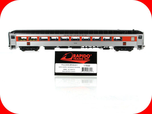 HO Scale ***NEW HAVEN*** Passenger Coach #8698 --- Rapido 17032, Lighted **RARE*