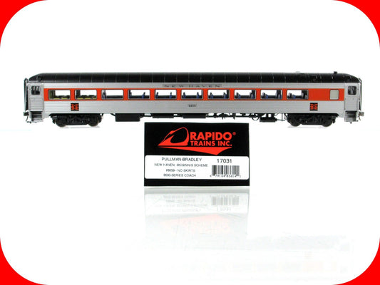 HO Scale ***NEW HAVEN*** Passenger Coach #8659 --- Rapido 17031, Lighted **RARE*