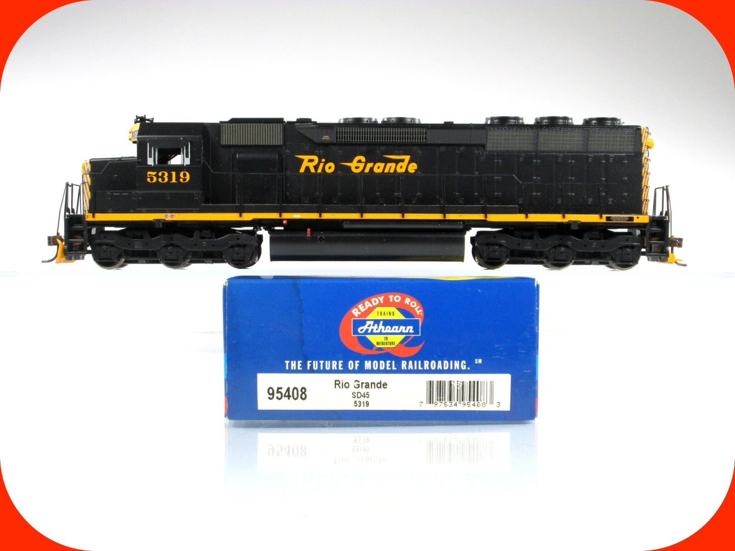 HO Scale ***DENVER & RIO GRANDE*** SD45 Locomotive #5319 - Athearn 95408, w/ DCC