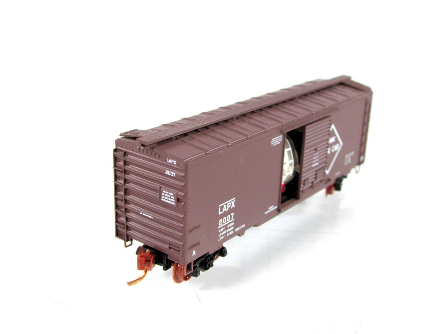 N Scale ***LINDE*** Box Car w/ Chemical Tank, LAPX 2007 --- NSC MTL 09-69 **RARE