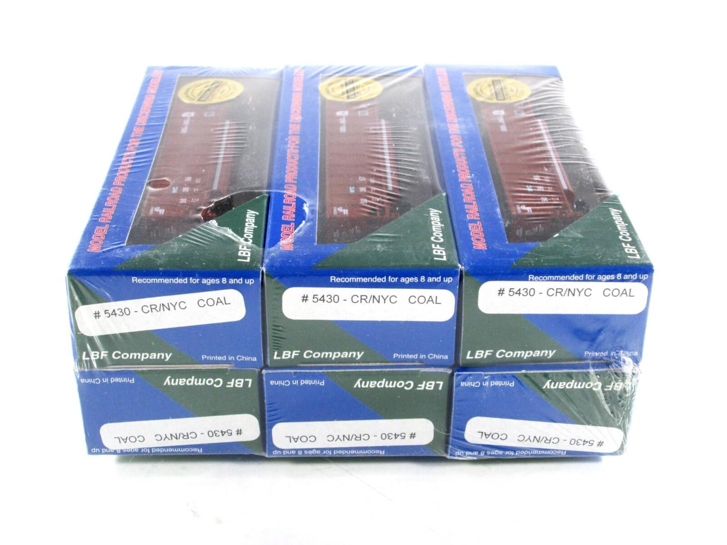 N Scale ***CONRAIL, NEW YORK CENTRAL*** Twin-Tub Coalporter 6-Pack ---- LBF 5430