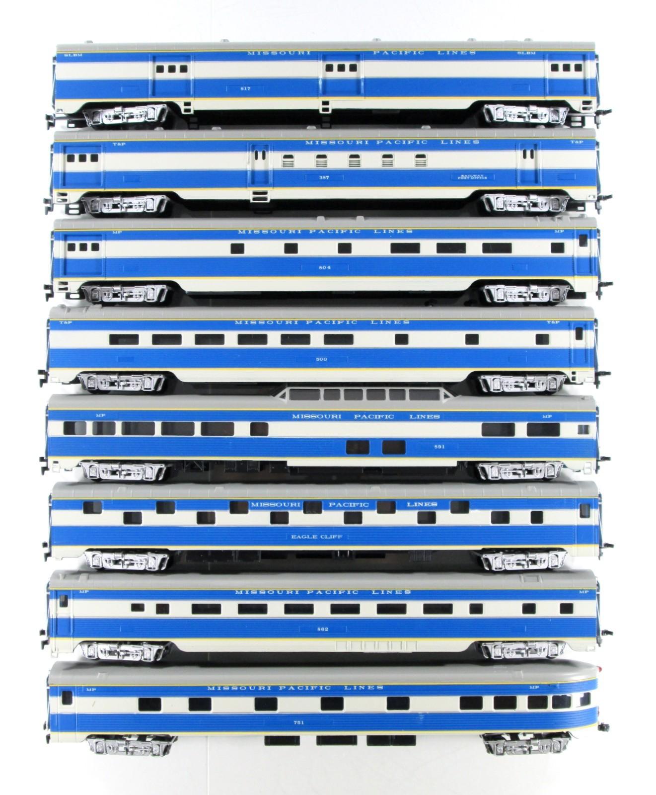 HO Scale ***MISSOURI PACIFIC*** Lightweight Passenger Car 8-Pack Set - IHC 47358